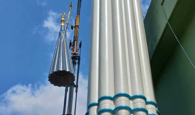 Adana Yüreğir Hicret Cami Çelik Minare