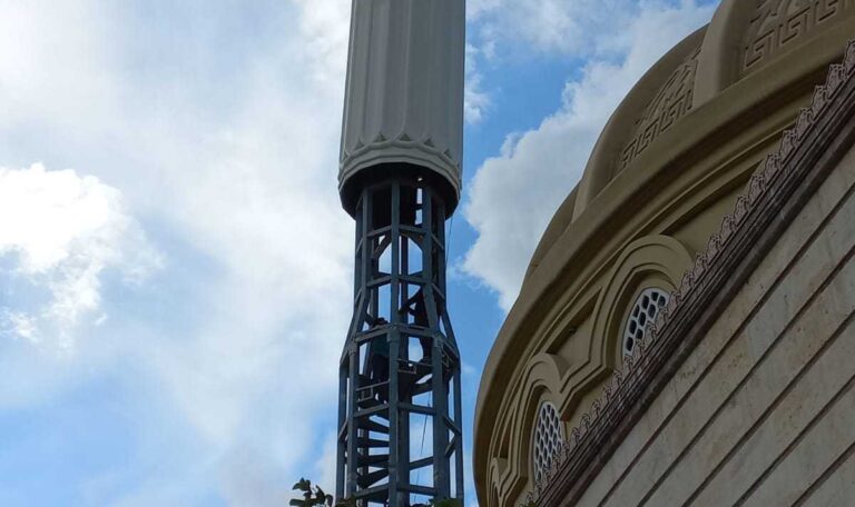 Avizeciler Sanayi Sitesi Cami Çelik Minare