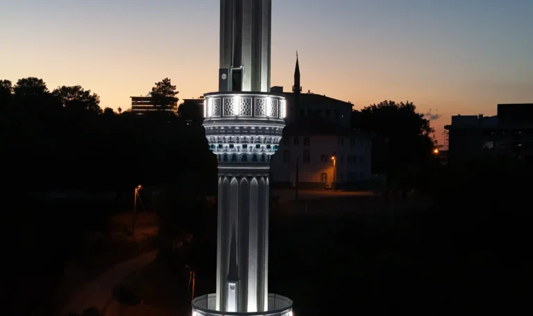 Canakkale Biga Sehitler Cami Celik Minare 7