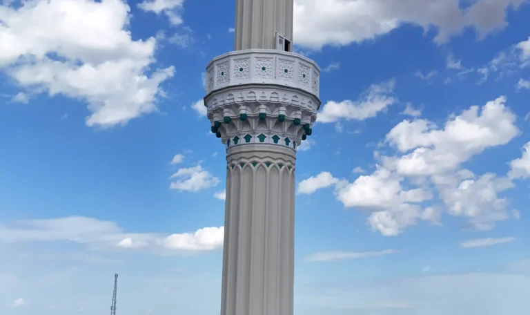 Canakkale Biga Sehitler Cami Celik Minare 9