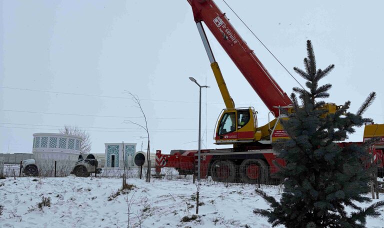 Romanya Zekat Cami Celik Minare 6